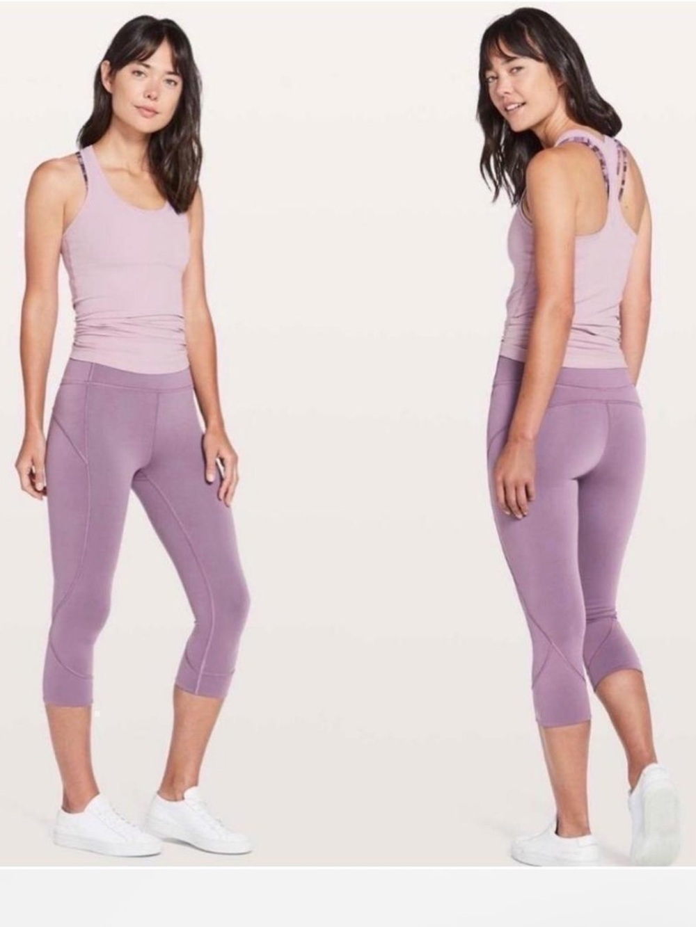 Lululemon In Movement Crop *Everlux 19"
Smoked Mulberry Size 10